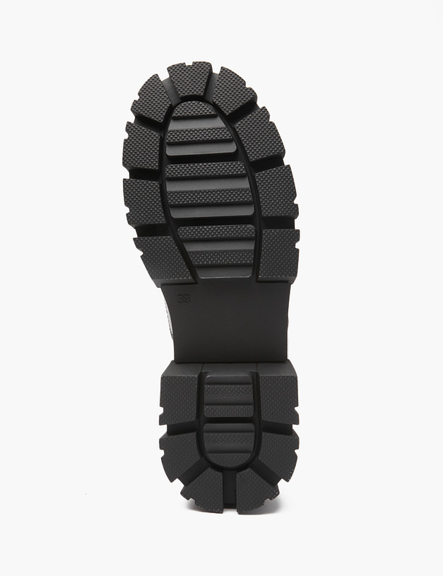 Черные женские полуботинки на массивной подошве MASCOTTE 98-420121-0602 | ракурс 5