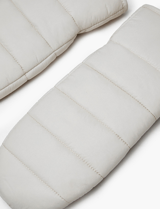 Молочные женские дутые варежки MASCOTTE 709-4230-201 | ракурс 3