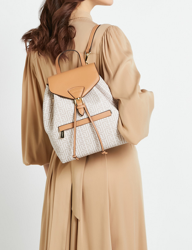 Бежевый женский рюкзак MASCOTTE 602-2101-601 | ракурс 1