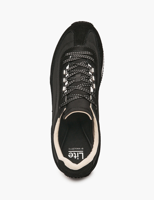 Черные мужские кроссовки MASCOTTE 64-516021-0202 | ракурс 4