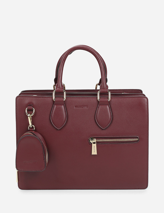 Бордовая женская сумка MASCOTTE 660-1224-105 | ракурс 2