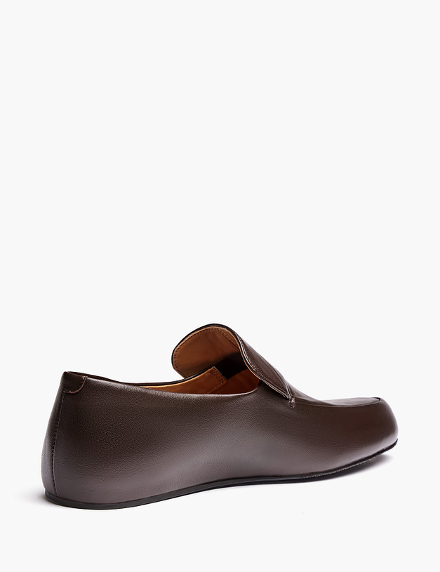 Коричневые женские лоферы MASCOTTE 175-6101911-6571M | ракурс 3