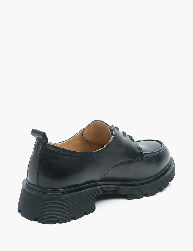 Черные женские дерби из натуральной кожи MASCOTTE 58-220812-0102 | ракурс 4