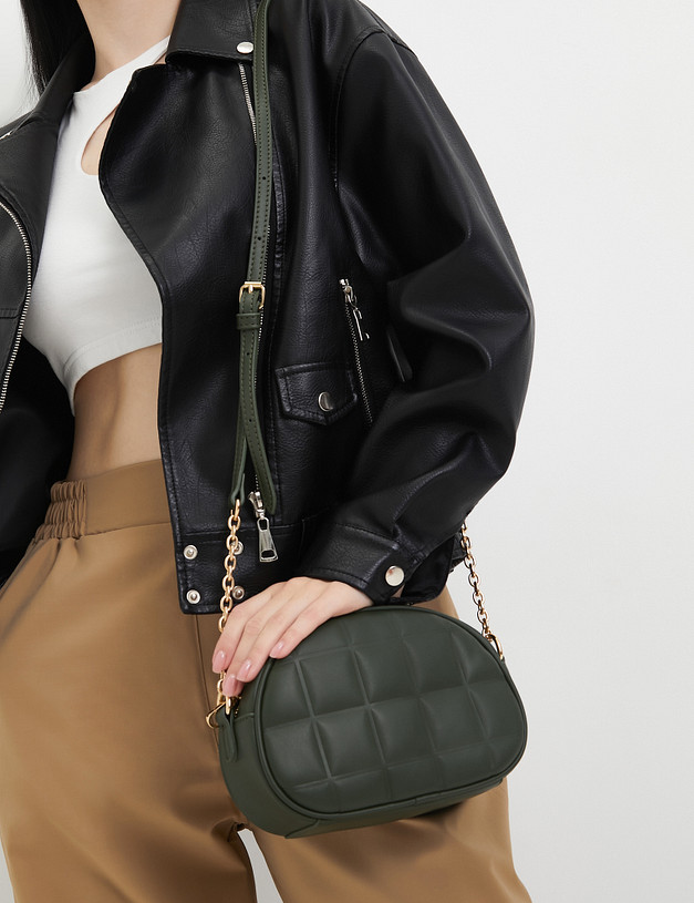 Зеленая женская сумка MASCOTTE 610-2207-604 | ракурс 1