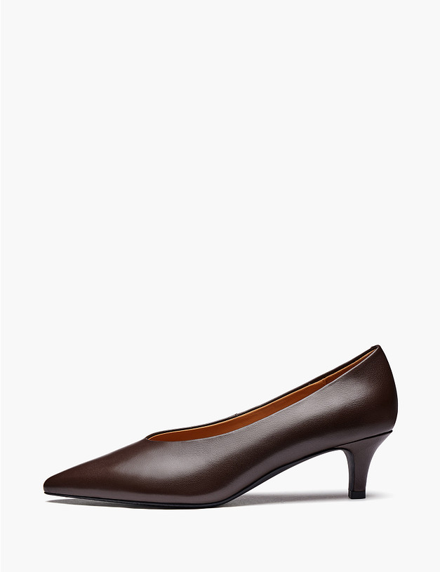 Коричневые женские туфли MASCOTTE 234-610811-6571M | ракурс 1