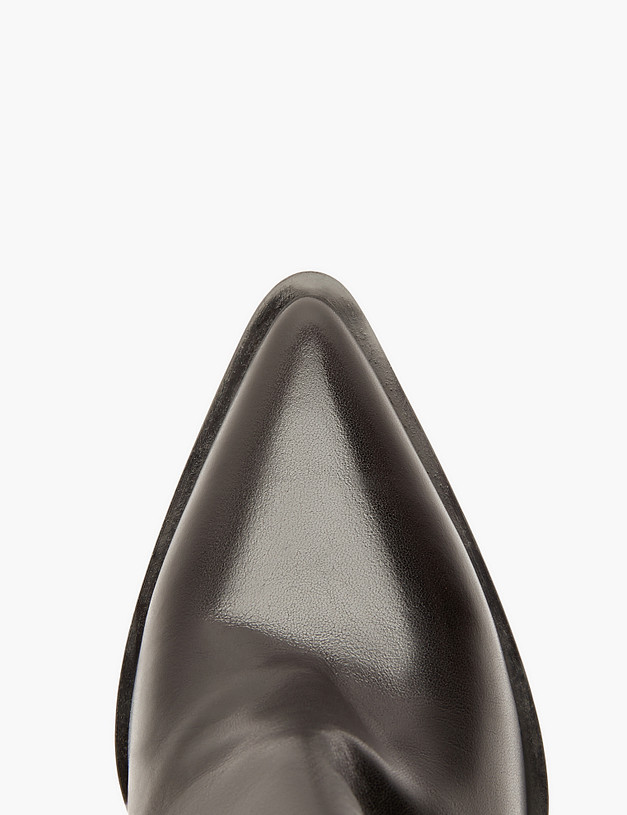 Черные кожаные женские казаки MASCOTTE 233-321422-3100M | ракурс 5 Черные кожаные женские казаки MASCOTTE 233-321422-3100M | ракурс 5