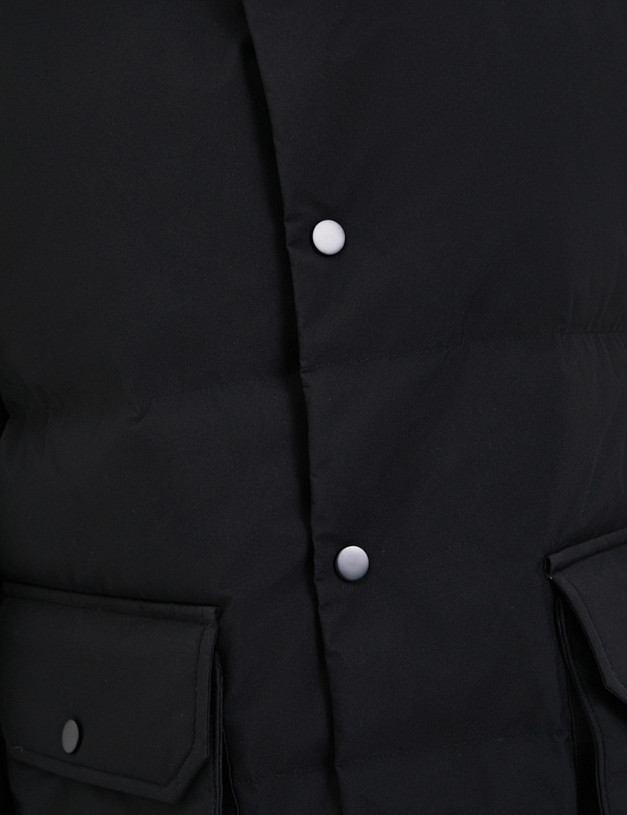 Черный женский пуховик MASCOTTE 852-4205-2402 | ракурс 6