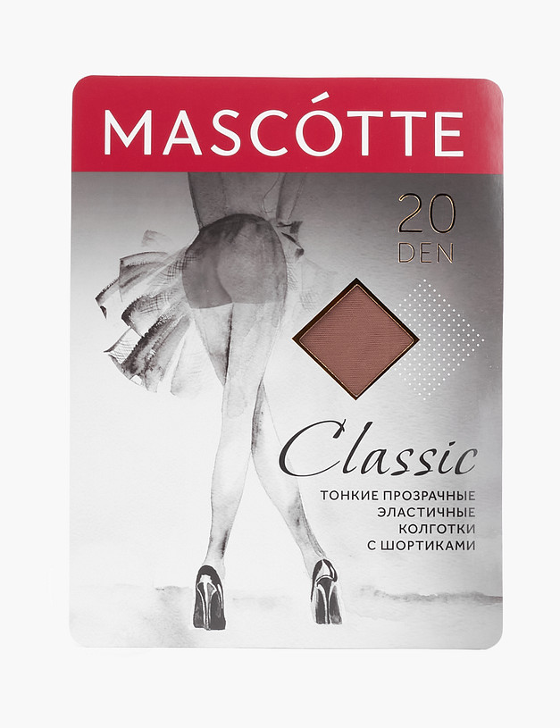 Бежевые женские колготки MASCOTTE MAS Classic_20_p.3_D | ракурс 1
