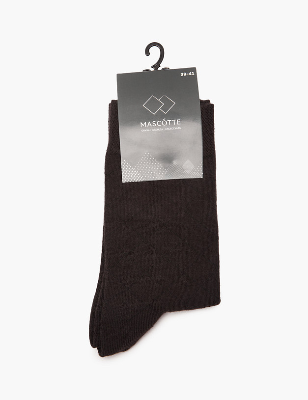 Коричневые мужские носки MASCOTTE 765-4101-2609 | ракурс 1 Коричневые мужские носки MASCOTTE 765-4101-2609 | ракурс 1