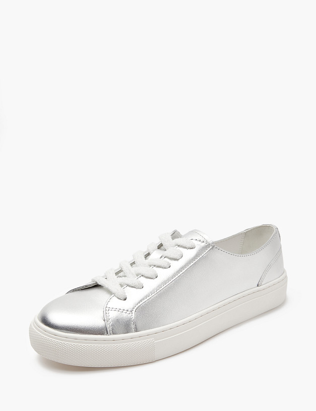 Серебристые женские кеды MASCOTTE 22-4120411-0116 | ракурс 2