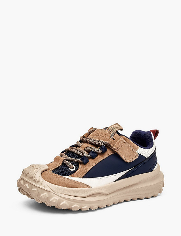 Коричневые детские кроссовки MASCOTTE 234-617921-0209 | ракурс 2