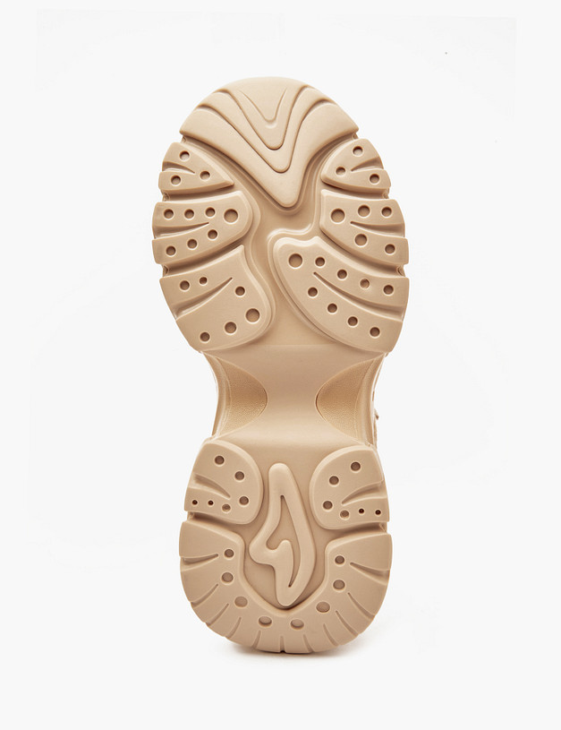 Бежевые женские ботинки-хайкеры MASCOTTE 36-322021-0608 | ракурс 5