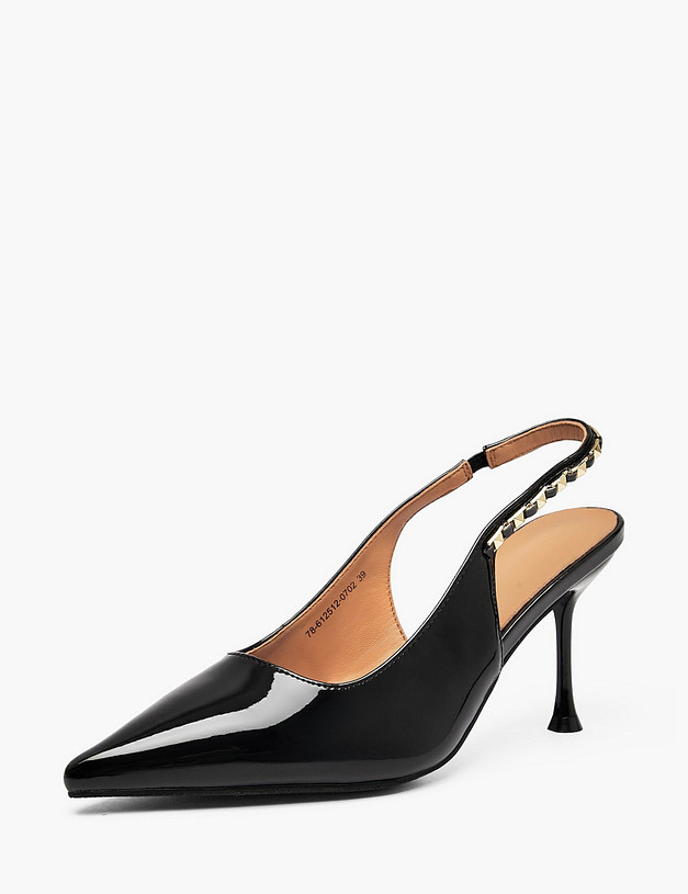 Черные женские туфли MASCOTTE 78-612512-0702 | ракурс 2