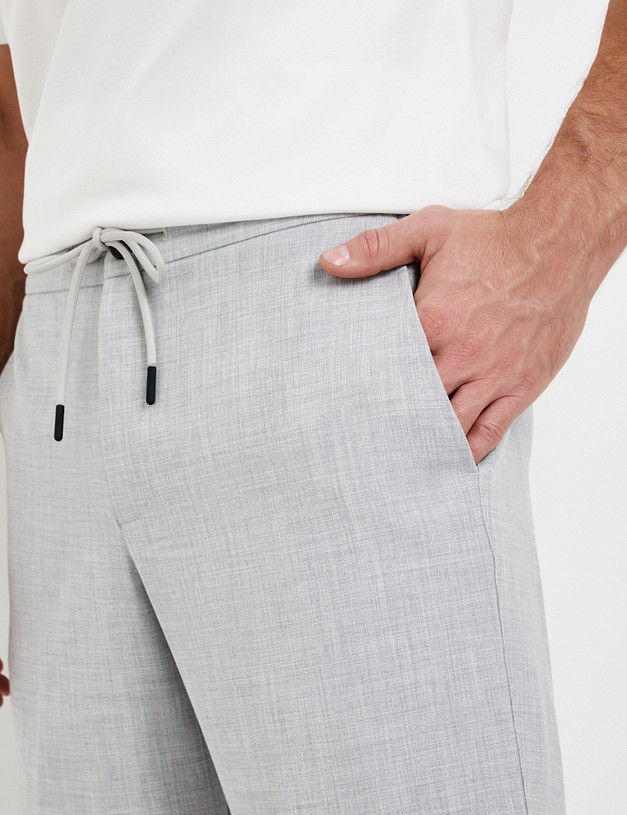 Серые мужские шорты  MASCOTTE 885-5124-2410 | ракурс 4 Серые мужские шорты  MASCOTTE 885-5124-2410 | ракурс 4