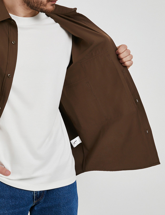 Мужская ветровка цвета капучино MASCOTTE 971-5114-2609 | ракурс 3