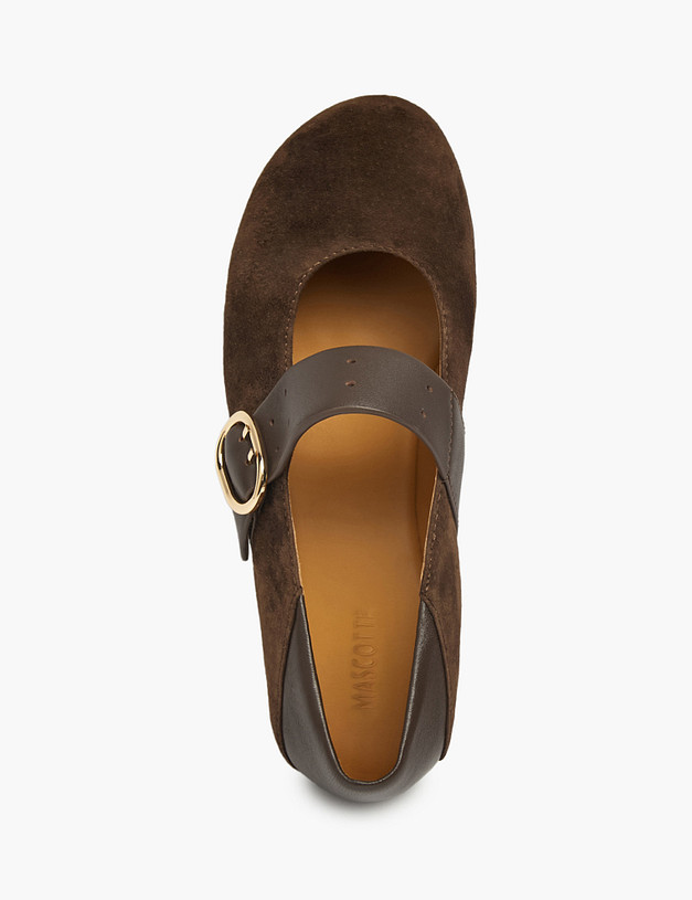 Коричневые женские туфли Мэри Джейн MASCOTTE 15-5260815-4680M | ракурс 4