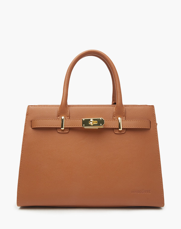 602-3233-609 Сумка женская и.кожа/текстиль рыж, S, Mascotte