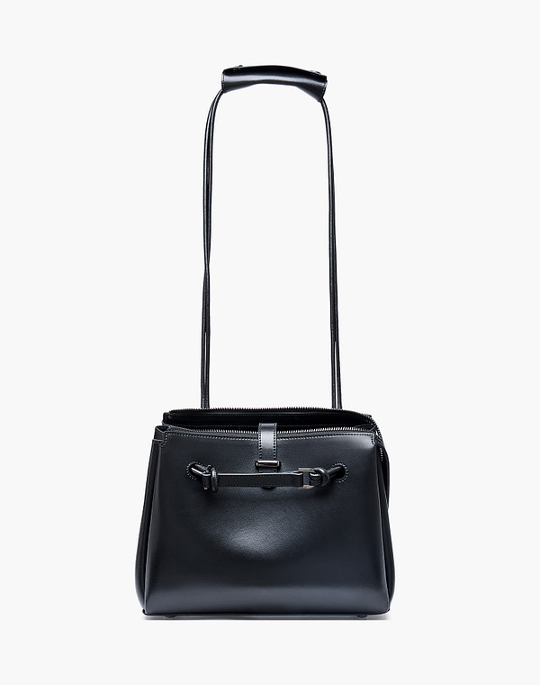 660-6121-602 Сумка женская кож.спилок-и.кожа/и.кожа черн, S, Mascotte