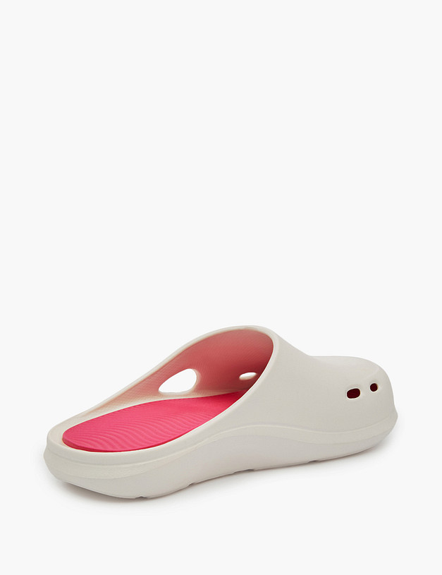 Белые женские сабо MASCOTTE 151-320591-7201 | ракурс 3