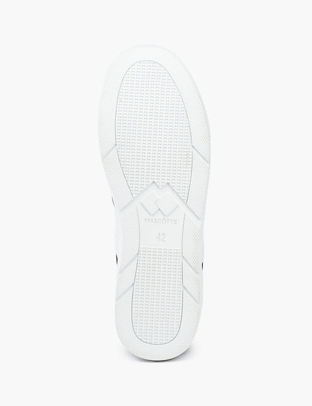 Синие мужские кеды на белой подошве MASCOTTE 189-2113122-0203 | ракурс 5