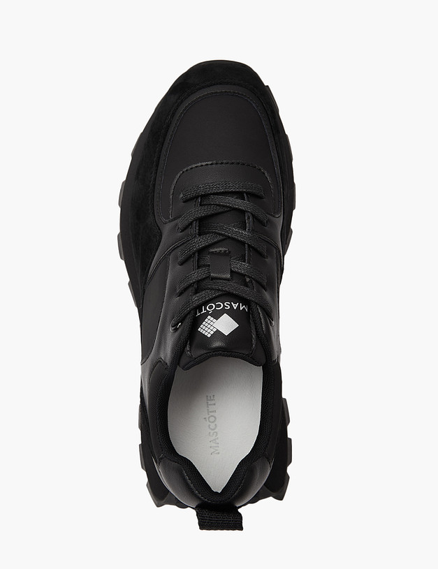 Черные женские кроссовки MASCOTTE 234-324221-0602 | ракурс 5 Черные женские кроссовки MASCOTTE 234-324221-0602 | ракурс 5