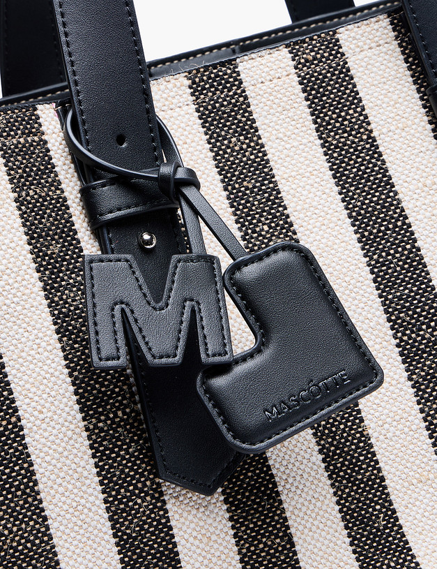Черно-белая женская сумка MASCOTTE 660-6132-221 | ракурс 4
