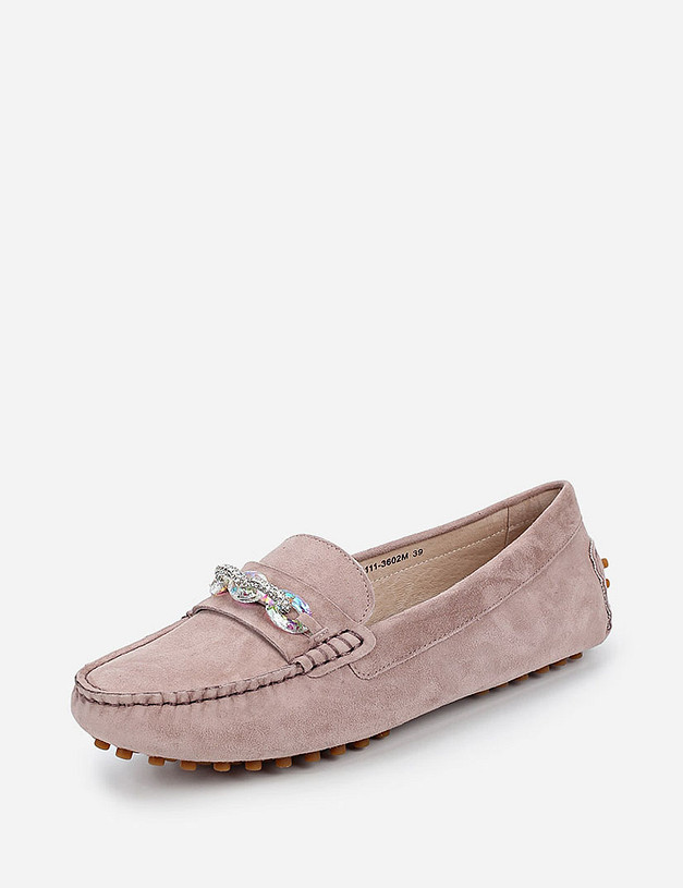 Бежевые женские мокасины MASCOTTE 11-010111-3602M | ракурс 2 Бежевые женские мокасины MASCOTTE 11-010111-3602M | ракурс 2