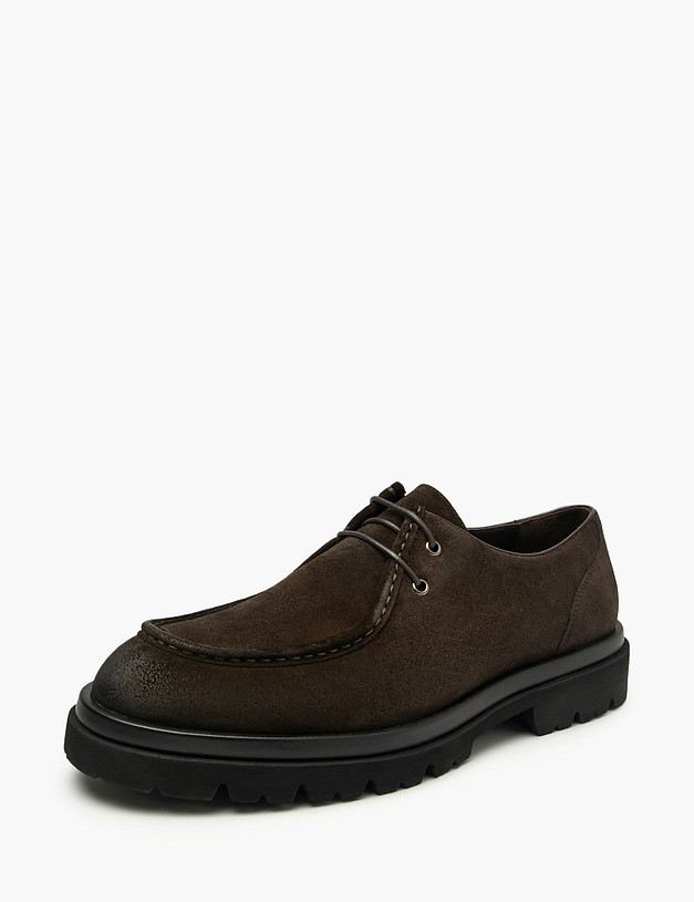 Коричневые мужские полуботинки MASCOTTE 175-522213-2228M | ракурс 2