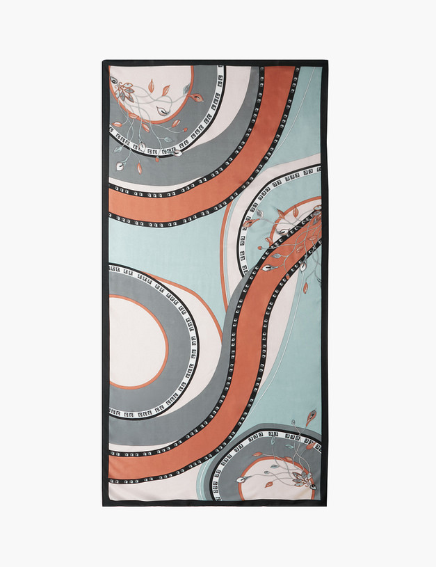 Зеленый женский платок MASCOTTE 730-2101-2411 | ракурс 2 Зеленый женский платок MASCOTTE 730-2101-2411 | ракурс 2