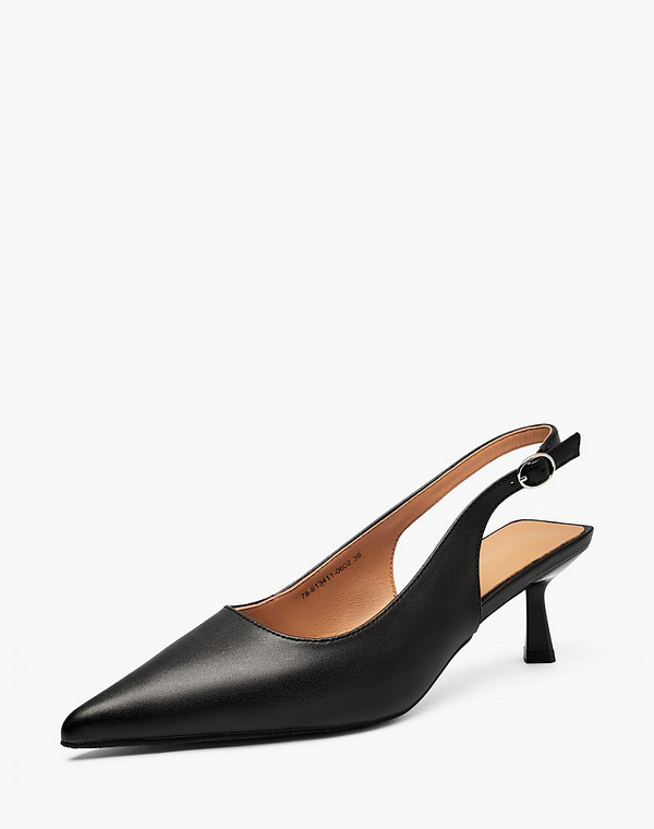 78-613411-0602 Туфли летние женские кож.спилок/нат.кожа черн, Mascotte