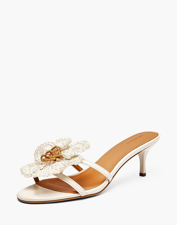 233-6102912-0501 Туфли летние женские нат.кожа-текстиль/нат.кожа молочн, Mascotte