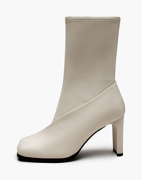 175-5281321-7168M Сапоги женские и.кожа-нат.кожа/ворсин-текстиль молочн, Mascotte