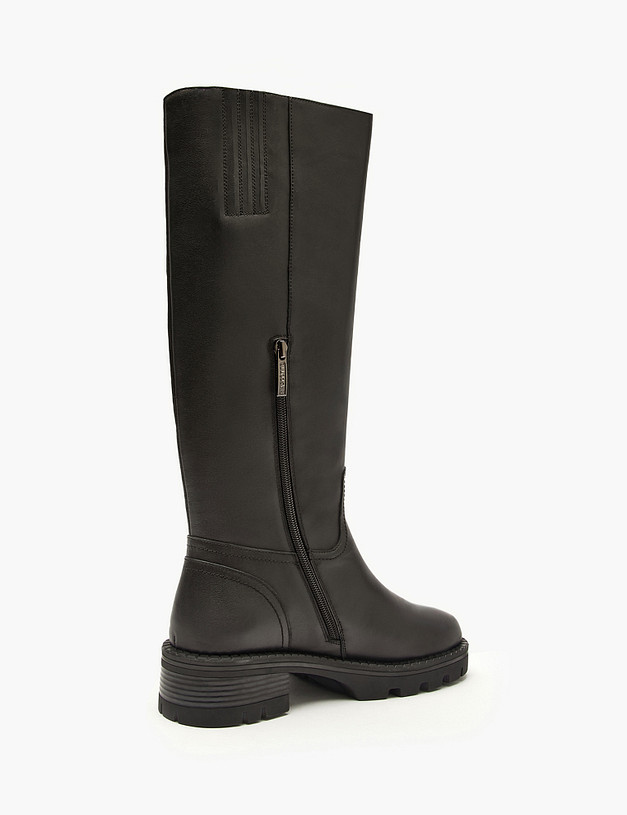 Черные женские зимние сапоги MASCOTTE 233-4242431-3100M | ракурс 3