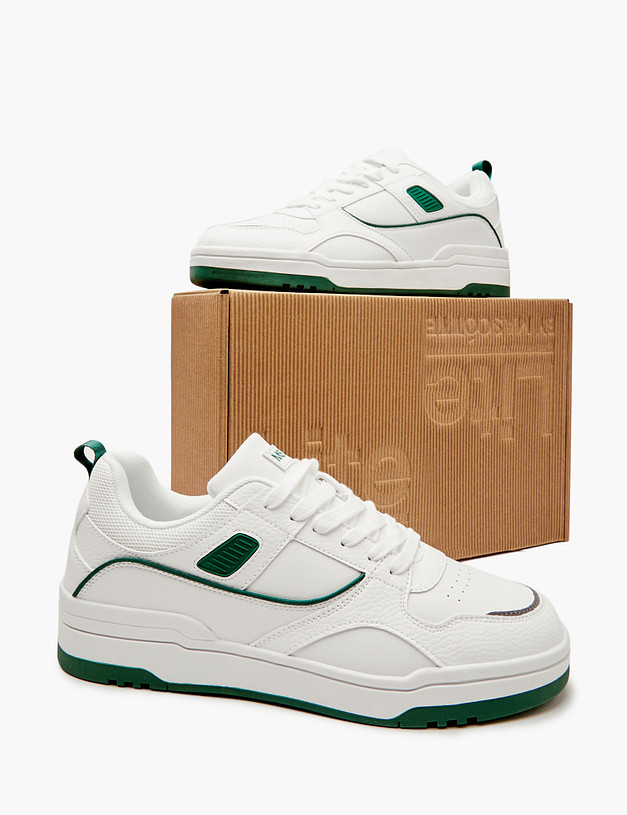 Белые мужские кроссовки MASCOTTE 158-410122-0601/04 | ракурс 7