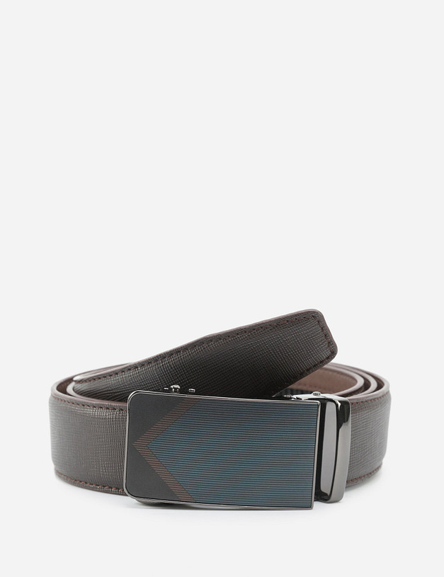 Коричневый мужской ремень MASCOTTE 727-0222-109 | ракурс 1