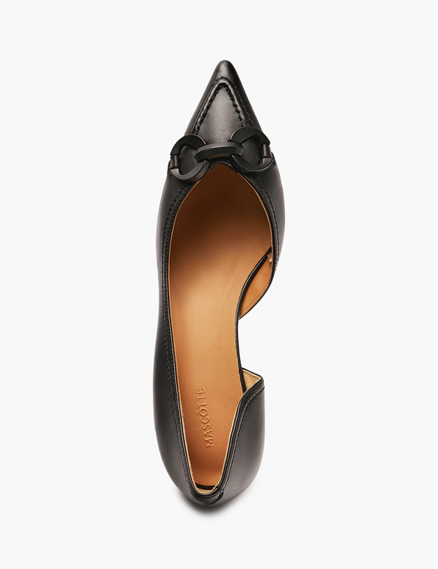 Черные женские туфли MASCOTTE 100-513511-0502 | ракурс 4