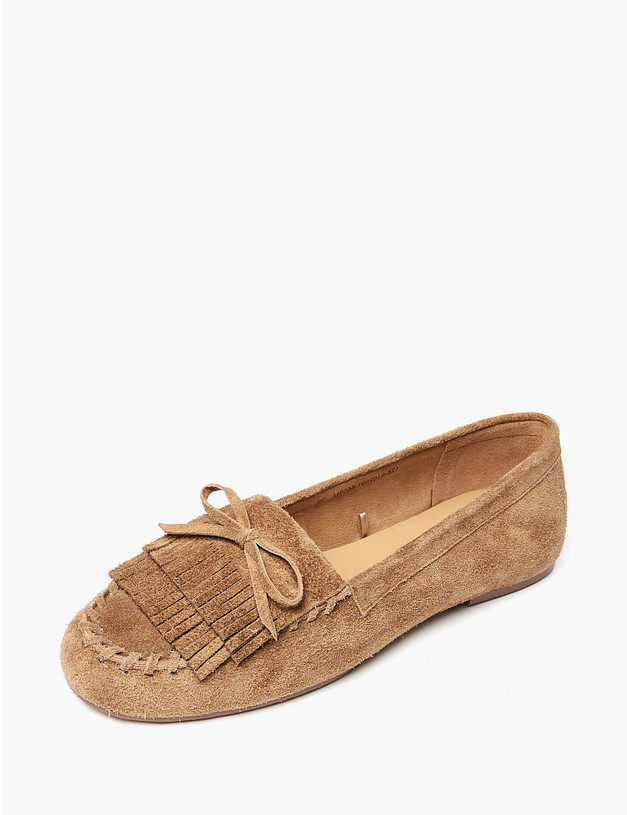 Коричневые женские мокасины MASCOTTE 126-6102591-6603M | ракурс 2