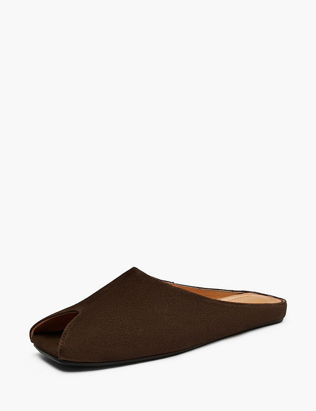 Коричневые женские сабо MASCOTTE 233-6102812-4680M | ракурс 2