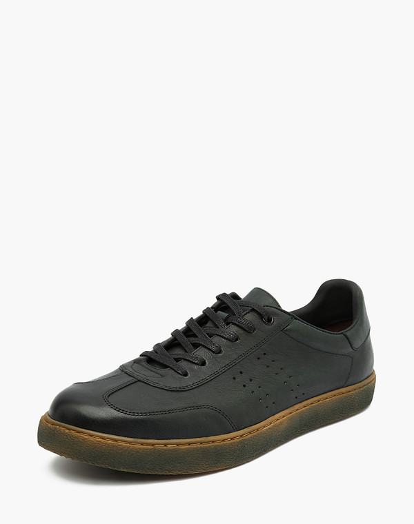 128-311721-0104 Полуботинки для активного отдыха мужские нат.кожа/текстиль-нат.кожа зелен, Mascotte