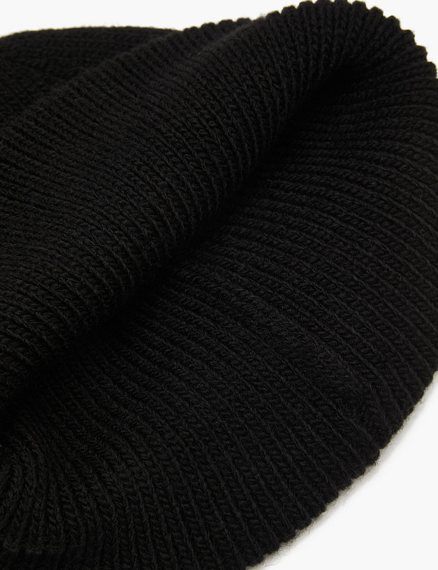 Черная женская шапка MASCOTTE 781-3216-7502 | ракурс 4