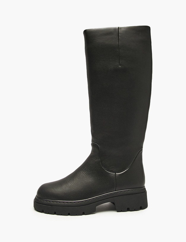 Черные женские зимние сапоги MASCOTTE 233-5283032-3100M | ракурс 1