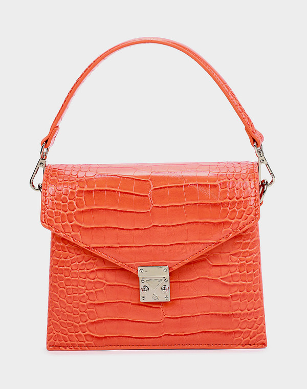 660-1106-613 Сумка женская и.кожа/текстиль рыж, S, Mascotte