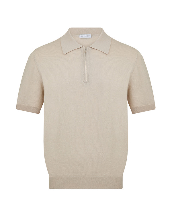 852-6115-2608 Джемпер-поло мужской беж, Mascotte