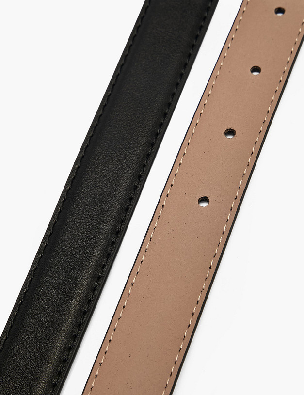 Черный женский ремень MASCOTTE 701-6113-602 | ракурс 5