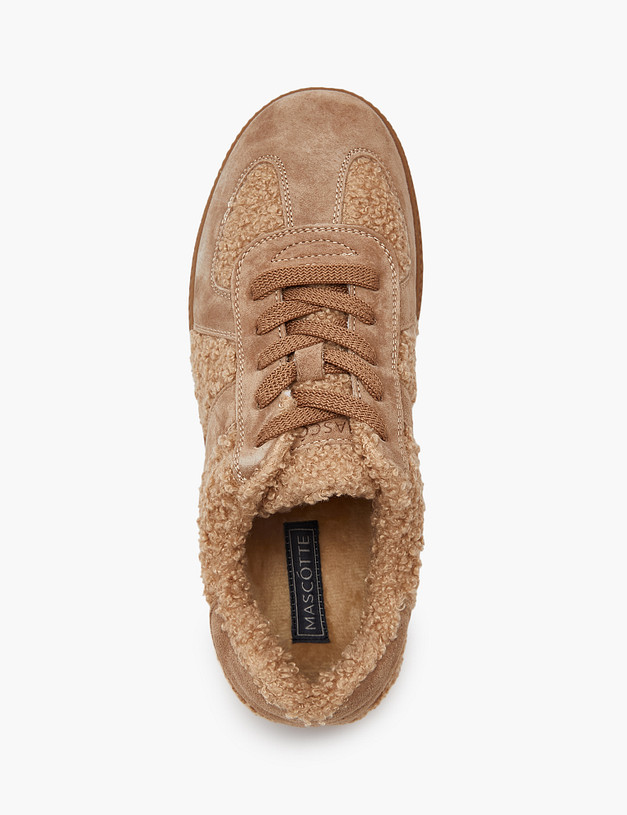 Бежевые женские кеды MASCOTTE 234-324641-0608 | ракурс 5