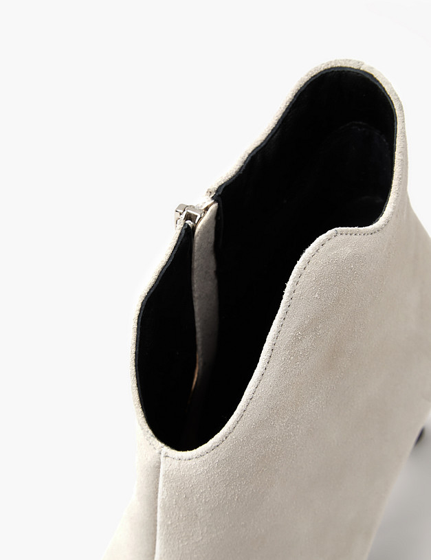 Молочные  женские ботильоны  MASCOTTE 126-410221-0201 | ракурс 7 Молочные  женские ботильоны  MASCOTTE 126-410221-0201 | ракурс 7