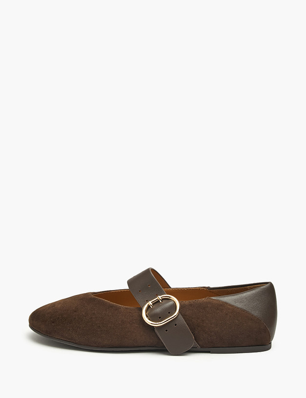 Коричневые женские туфли Мэри Джейн MASCOTTE 15-5260815-4680M | ракурс 1