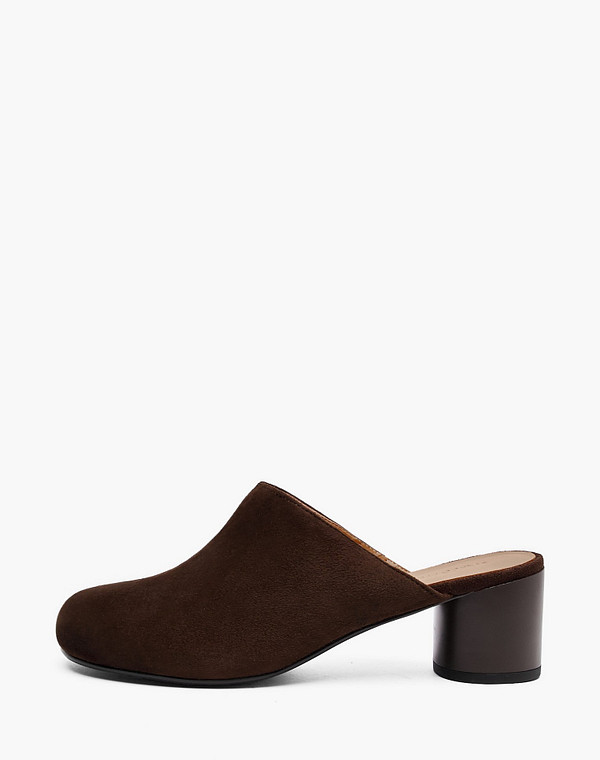 94-614611-4680M Туфли летние женские велюр/нат.кожа корич, Mascotte