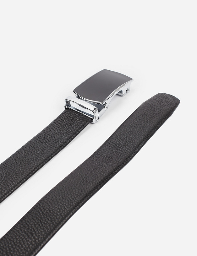 Черный мужской ремень MASCOTTE 727-9201-102 | ракурс 3