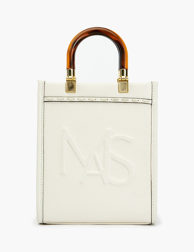 Молочная женская сумка MASCOTTE 660-2124-101 | ракурс 2 Молочная женская сумка MASCOTTE 660-2124-101 | ракурс 2